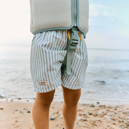 Liewood Zwemvest Dove Seersucker Riverside/ Creme De La Creme koop je bij Babywinkel