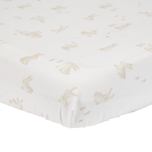 <tc>Little Dutch</tc> Lenzuolo a pieghe lettino bianco Baby Bunny 70X140/150Cm