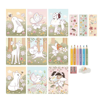 Little Dutch Kleurboek Rosa Fairy Garden koop je bij Babywinkel