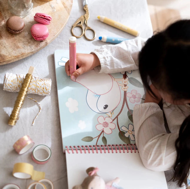 Little Dutch Kleurboek Rosa Garden koop je bij Babywinkel