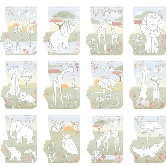 Little Dutch Kleurboek Safari Friends koop je bij Babywinkel