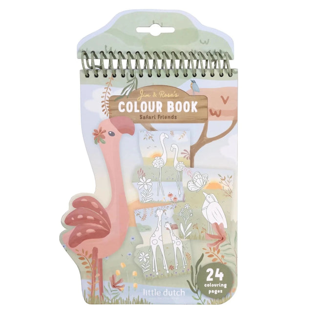 Little Dutch Kleurboek Safari Friends koop je bij Babywinkel
