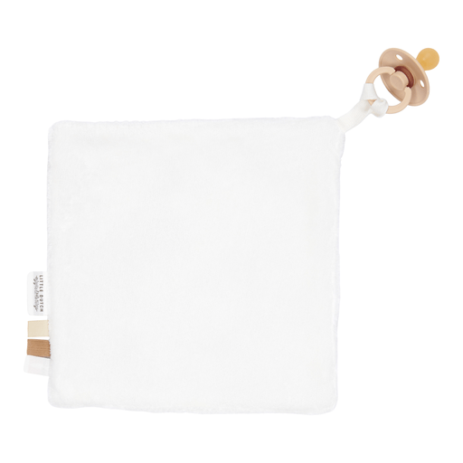 <tc>Little Dutch</tc> Coperta coccolosa Idrofila Bianca Baby Bunny 20X20Cm