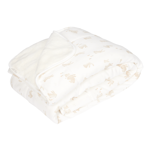 Little Dutch Ledikantdeken Wit Baby Bunny koop je bij Babywinkel