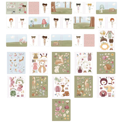 Little Dutch Magnetenboek Rosa Fairy Garden 24 Bladzijdes koop je bij Babywinkel