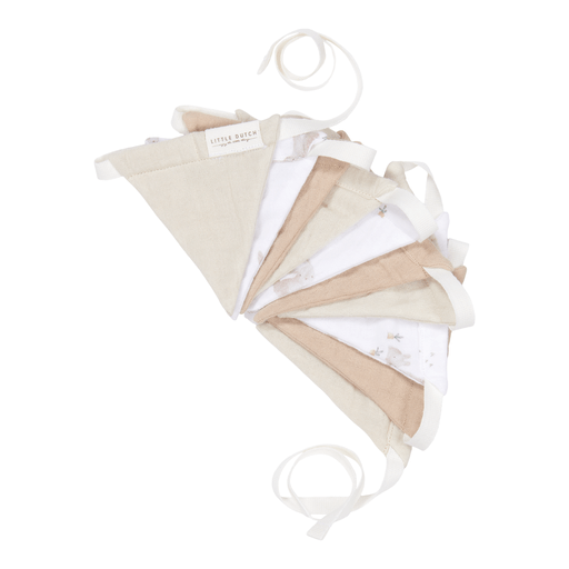 <tc>Little Dutch</tc> Garland Idrofilo Bianco Beige Baby Bunny