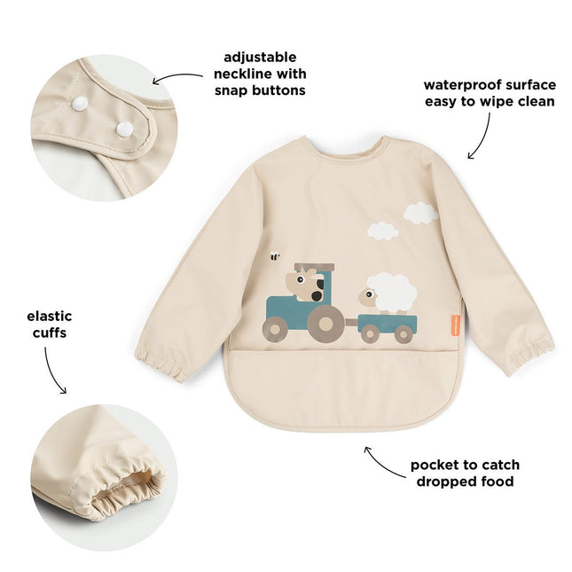 Lopende zak slabbetje Tiny farm Sand koop je bij Babywinkel