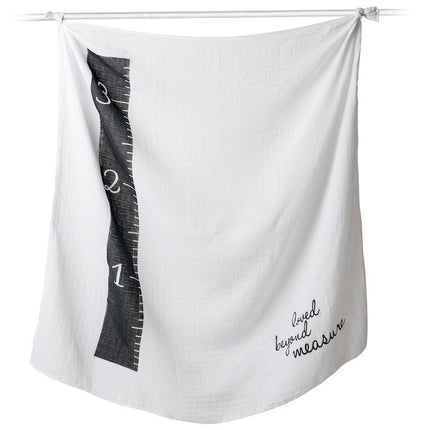 Lulujo Baby's First Year swaddle & cards set 100% katoen Loved beyond measure - Lulujo - Babywinkel - 628233455802