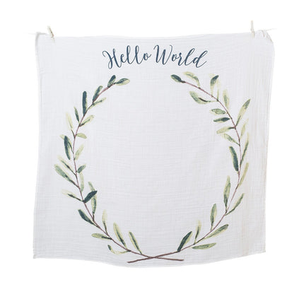 Lulujo Mijlpaalkaarten Hello World - Lulujo - Babywinkel - 628233455925