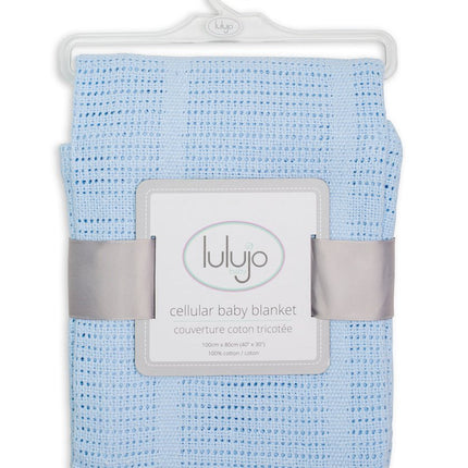 Lulujo Wiegdeken Cellular Blue - Lulujo - Babywinkel - 628233457523