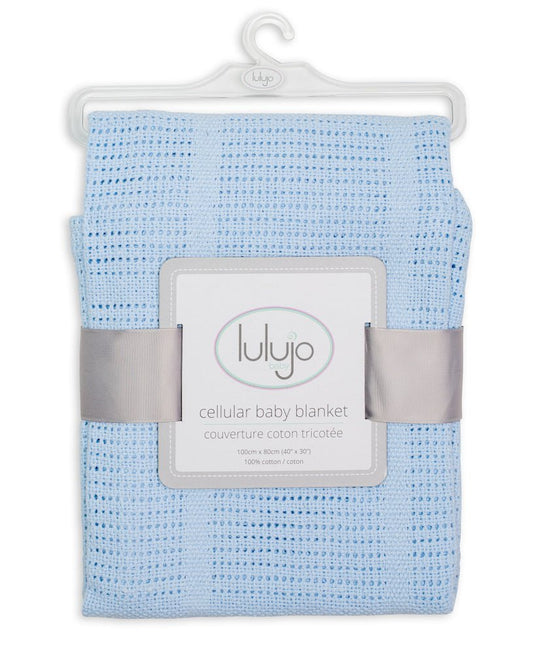 Lulujo Wiegdeken Cellular Blue - Lulujo - Babywinkel - 628233457523