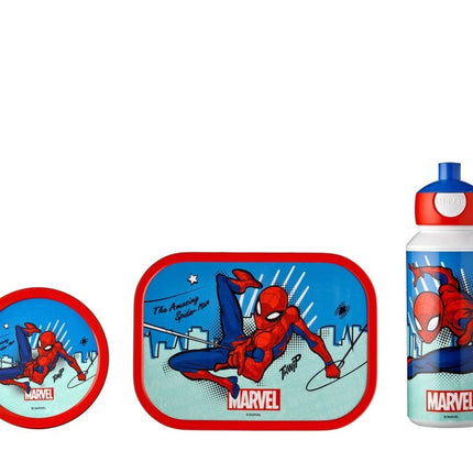 Lunchset Campus (pu+lb+fb) - Spiderman - Babywinkel - 8720294039600