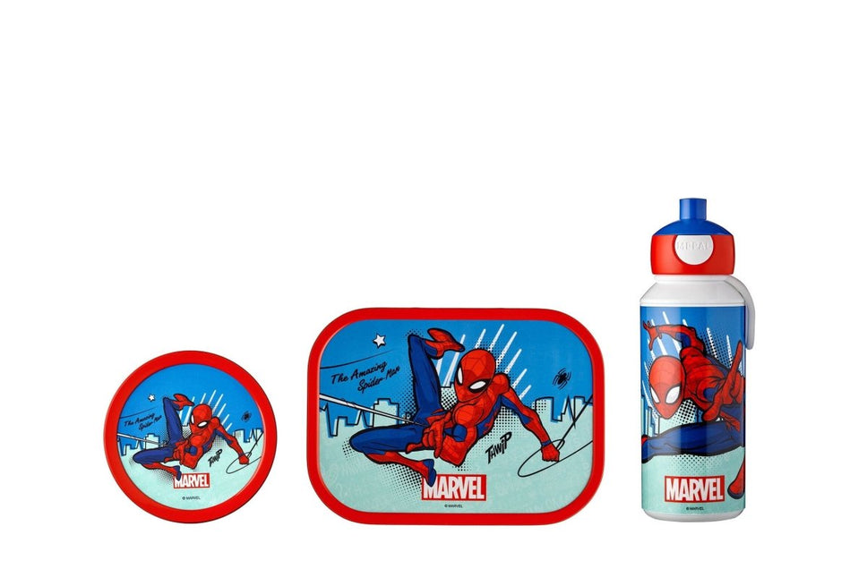 Lunchset Campus (pu+lb+fb) - Spiderman - Babywinkel - 8720294039600
