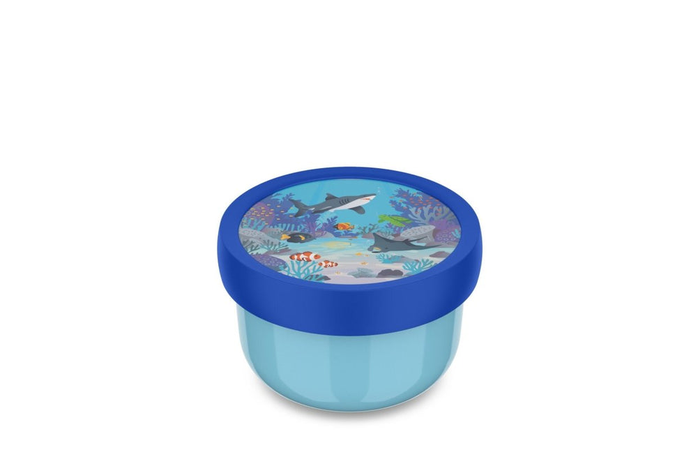 Mepal Fruitbox Campus Tropical Ocean Met Vork 300Ml - Babywinkel - 8720294056041