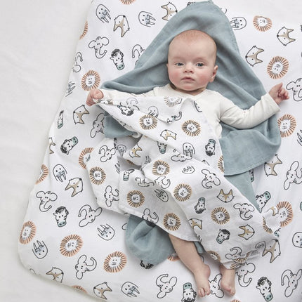 Meyco Aankleedkussenhoes 3K Animal - Meyco - Babywinkel - 4054703500561