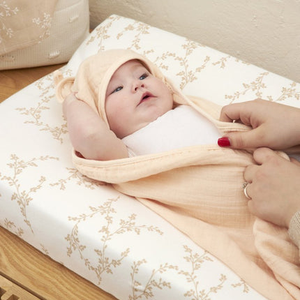 Meyco Aankleedkussenhoes Branches Sand - Meyco - Babywinkel - 4054703516685