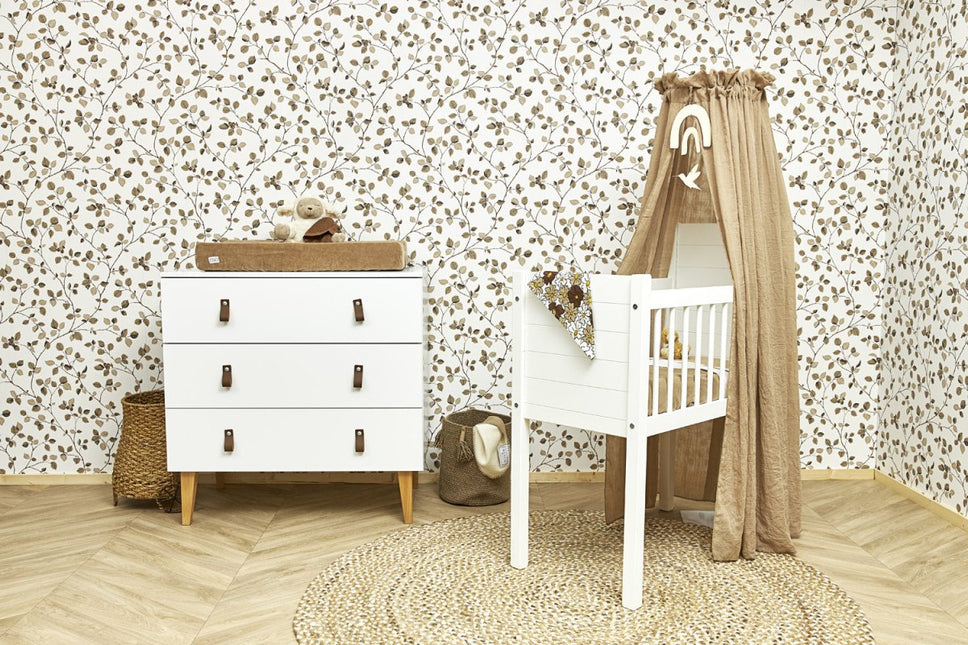Meyco Aankleedkussenhoes Velvet Taupe - Meyco - Babywinkel - 4054703516173
