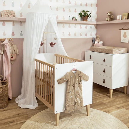 Meyco Baby Wafel Teddy Aankleedkussenhoes Sand 50x70cm - Meyco - Babywinkel - 4054703219333