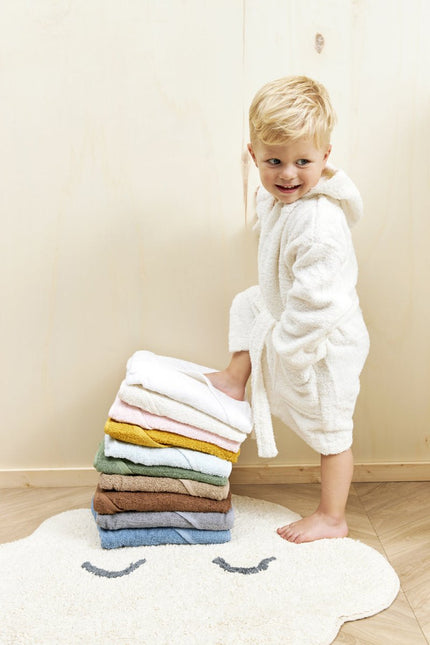 Meyco Badcape Baby Basic Badstof Forest Green koop je bij Babywinkel