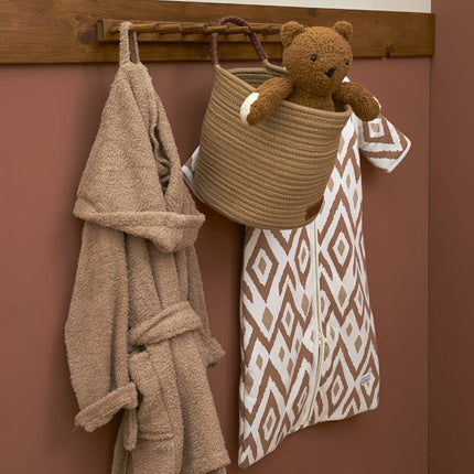 Meyco Badjas Basic Badstof Toffee - Meyco - Babywinkel - 4054703619713