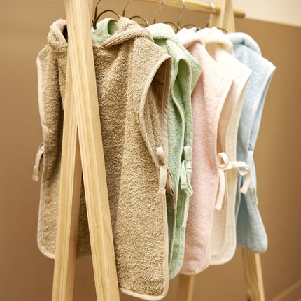 Meyco Badponcho 1 - 3 Jaar Basic Badstof Offwhite - Meyco - Babywinkel - 4054703195019