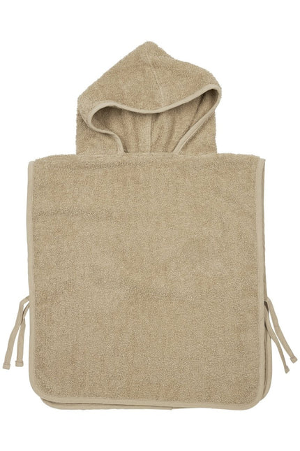 Meyco Badponcho 1 - 3 Jaar Basic Badstof Sand koop je bij Babywinkel