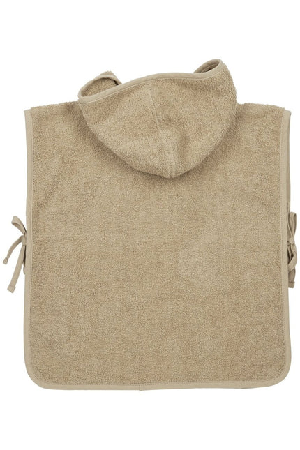 Meyco Badponcho 1 - 3 Jaar Basic Badstof Sand koop je bij Babywinkel