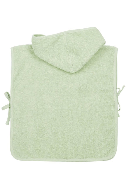 Meyco Badponcho 1 - 3 Jaar Basic Badstof Soft Green koop je bij Babywinkel