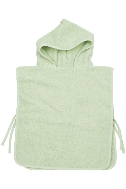 Meyco Badponcho 1 - 3 Jaar Basic Badstof Soft Green koop je bij Babywinkel