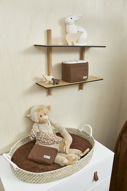 Meyco Billendoekjeshoes Knit Basic Chocolate - Meyco - Babywinkel - 4054703863062