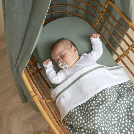 Meyco Hoeslaken Jersey 2St 50X90 Forest Green - Meyco - Babywinkel - 4054703634327