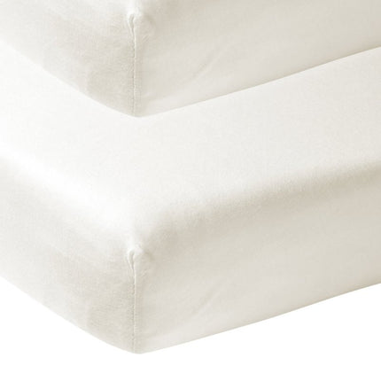Meyco Hoeslaken Jersey 2St 50X90 Offwhite - Meyco - Babywinkel - 4054703634013