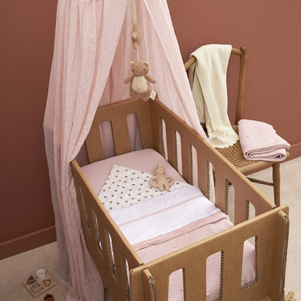 Meyco Hoeslaken Jersey 2St 70X140/150 Soft Pink - Meyco - Babywinkel - 4054703552812