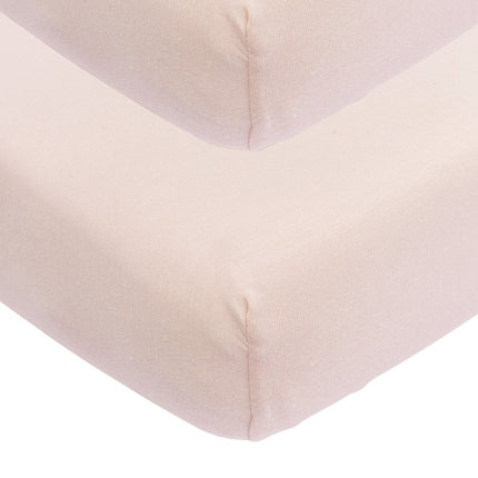 Meyco Hoeslaken Jersey 2St 70X140/150 Soft Pink - Meyco - Babywinkel - 4054703552812