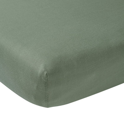 Meyco Hoeslaken Jersey 70X140/150 Forest Green - Meyco - Babywinkel - 4054703565324