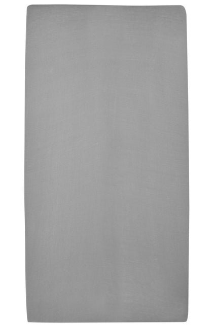 Meyco Hoeslaken Jersey Boxmatras 75X95cm Grijs - Meyco - Babywinkel - 4054703566048