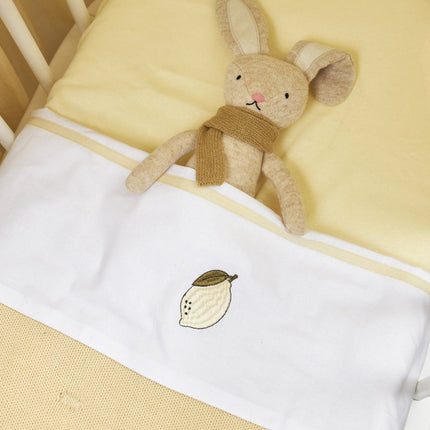 Meyco Hoeslaken Jersey Boxmatras 75X95cm Soft Yellow - Meyco - Babywinkel - 4054703660128