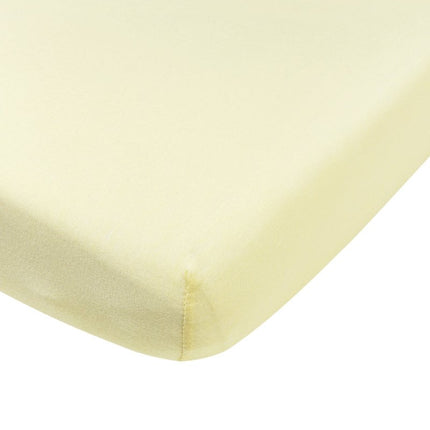Meyco Hoeslaken Jersey Boxmatras 75X95cm Soft Yellow - Meyco - Babywinkel - 4054703660128