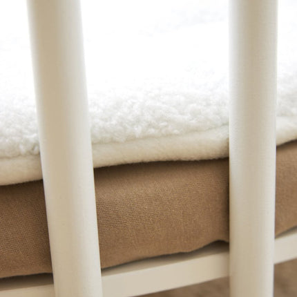 Meyco Hoeslaken Jersey Boxmatras Rond 90/95cm Taupe - Meyco - Babywinkel - 4054703566673