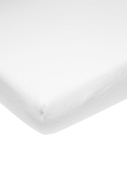 Meyco Hoeslaken Molton Stretch Wit 40x80/90 cm - Meyco - Babywinkel - 4054703563900