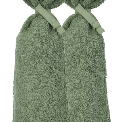 Meyco Kruikenzak 2St Basic Badstof Forest Green - Meyco - Babywinkel - 4054703182323