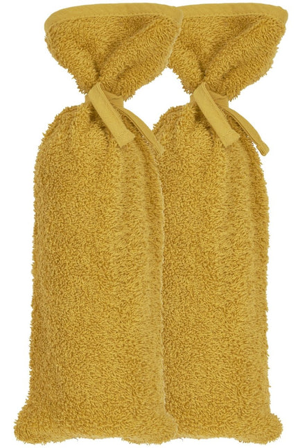 Meyco Kruikenzak 2St Basic Badstof Honey Gold koop je bij Babywinkel