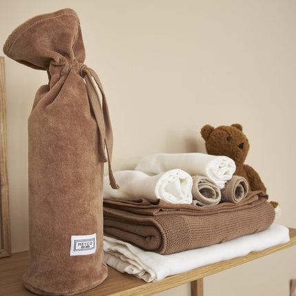 Meyco Kruikenzak Velvet Toffee - Meyco - Babywinkel - 4054703518719