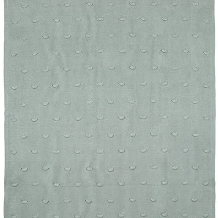 Meyco Ledikantdeken Velvet Knots Stone Green - Meyco - Babywinkel - 4054703540536