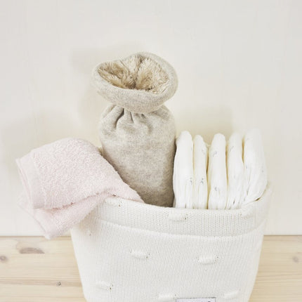 Meyco Monddoekje 6St Basic Badstof Offwhite/Soft Pink/Toffee - Meyco - Babywinkel - 4054703616811