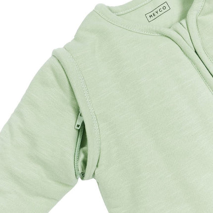 Meyco Slaapzak Baby Afritsbare Mouwen Soft Green - Meyco - Babywinkel - 4054703183467