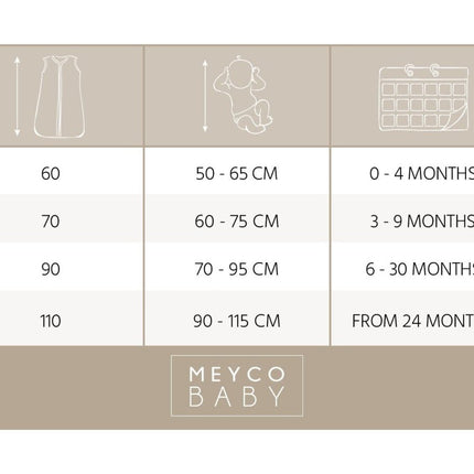 Meyco Slaapzak Baby Plume Soft Sand - Meyco - Babywinkel - 4054703193619