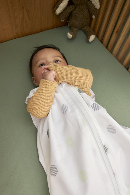 Meyco Slaapzak Baby Zomer Rond Honeycomb Forest Green koop je bij Babywinkel
