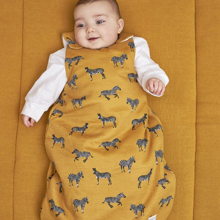 Meyco Slaapzak Baby Zomer Rond Zebra Animal Honey Gold - Meyco - Babywinkel - 4054703201413