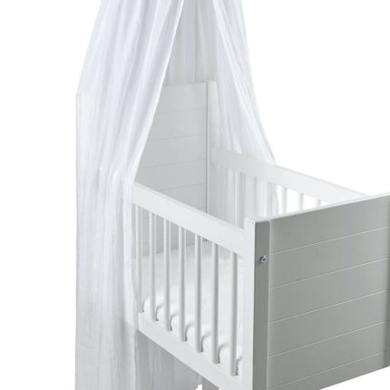 Meyco Sluier Ledikant Uni Wit - Meyco - Babywinkel - 4054703593006